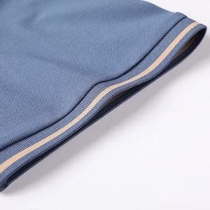 Polo T-shirt pour homme de haute qualité, en polyester respirant et coton, avec impression sportive, broderie, logo personnalisé, manches courtes, uniforme pour homme - Product Image 5