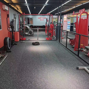 Tapis d'exercice protecteurs en caoutchouc résistants de Rolls, rouleau en caoutchouc de plancher de gymnase - Product Image 6