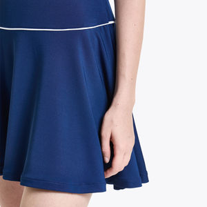 Tenues de tennis respirantes de haute qualité, dernier modèle, ensemble jupe courte pour hommes et femmes, logo personnalisé, nom de l'équipe, taille plissée à l'avant - Product Image 5