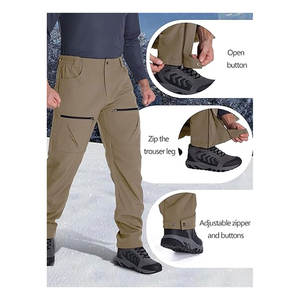 Pantalones de Esquí Impermeables para Hombre, Forrados de Polar, Aislantes, para Nieve, Invierno, Clima Frío, Pantalones Soft-Shell Resistentes para Exteriores - Product Image 5