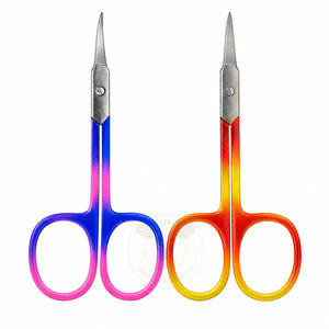 Ciseaux à cuticules multicolores Arrow Point, outil de manucure professionnel en acier inoxydable de précision, qualité salon, soin des ongles - Product Image 3