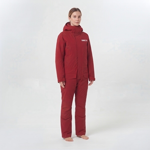 <b>Women</b>’s Waterproof <b>Ski</b> Jumpsuit <b>One</b> <b>Piece</b> Winter Snow <b>Suit</b> Detachable Hood Elastic Waist Outdoor Wear - Product Image 3