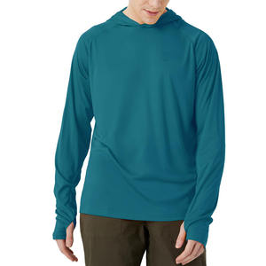 Sudadera de pesca transpirable para hombre, de algodón y poliéster, para actividades al aire libre. - Product Image 1