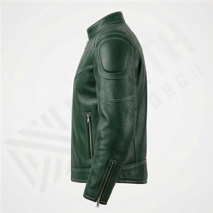 Veste en cuir de motard NAI 0406A, manteau de moto, vêtements de mode pour motocyclistes, vestes de protection, équipement de conduite durable, vente en gros - Product Image 3