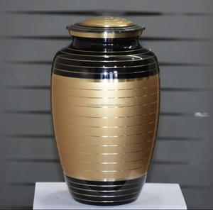 Urnes de crémation en forme de cœur pour cendres Urnes de crémation blanches royales bon marché Urnes de crémation en laiton Funérailles d'Inde - Product Image 6