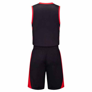 Conjuntos de Uniformes de Baloncesto para Hombre Más Vendidos, Diseño de Letras de Animales/Leopardo, Bordado Personalizado en la Parte Delantera, Transpirable, Tallas Grandes, Servicio OEM - Product Image 2