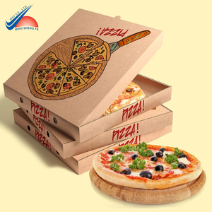 กล่องพิซซ่าพร้อมพิมพ์โลโก้แบบกำหนดเอง | กระดาษแข็งลูกฟูกทนทาน - Product Image 4