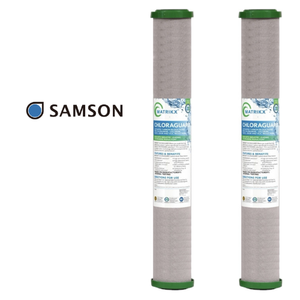 Filtre catalytique en bloc de carbone haute capacité 20 x 2,5 en matériau durable - Product Image 1