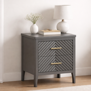 Hot Seller Bedroom Nightstands Luxury Design Wood Bedroom Furniture For Hotel Oak/Pine/Acacia Solid Wood - Product Image 3