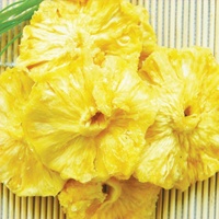 Gedroogde Ananas Chips Zoete Smaak Geen Suiker Oem Bulk Verpakking Gedehydrateerde Gesneden Ananas Fruit Snacks