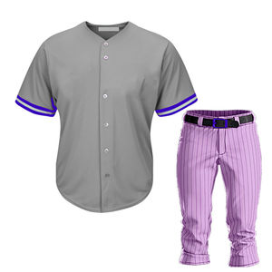 Uniformes de Béisbol Personalizables de Alta Calidad con Diseño Profesional, Conjuntos de Camisetas, Pantalones y Gorras Transpirables - Product Image 4