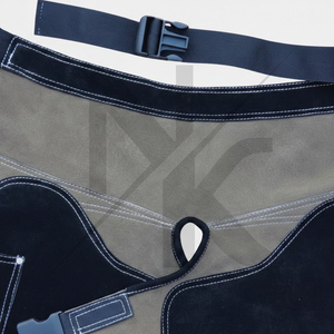 Delantal de Cuero Vacuno Marrón Oscuro de Alta Calidad, Reutilizable, Sostenible y Duradero para Herradores, para Uso en Hospital de Caballos/Cuidado Equino - Product Image 3