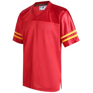 เสื้อฟุตบอลสำหรับผู้ชาย ผ้าตาข่าย แบบเรียบ ปรับแต่งได้ ยูนิเซ็กซ์ คลาสสิก ระบายอากาศได้ดี เสื้อยืดออกกำลังกาย เสื้อกีฬา ชุดลำลอง ชุดฟิตเนส - Product Image 1