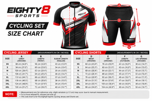 Conjunto de Jersey y Pantalones Cortos de Ciclismo para Hombre, Negro, Rojo y Blanco, Transpirable, con Estampado por Sublimación, Kit de Ciclismo de Carreras - Product Image 6