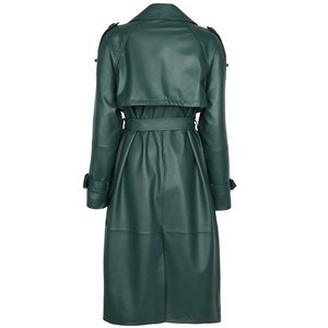 Top Trendy <b>Women</b> <b>Long</b> Coats New Casual 100% Real <b>Leather</b> <b>Long</b> <b>Jackets</b> For <b>Women's</b> Wholesale Winter Sheepskin <b>Long</b> Coat - Product Image 5