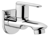 Robinet mural en laiton chromé avec cartouche en laiton, anti-corrosion, facile à installer, pour cuisine et salle de bain