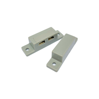 Sensor de Puerta Magnético MC-01 con Interruptor Reed para Sistemas de Alarma de Apertura y Cierre de Puertas o Sensor de Control de Acceso