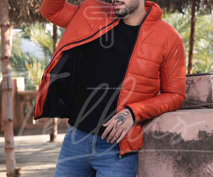 Manufacturer Custom Men's Warn Windbreaker Jackets <b>Quilted</b> Puffer Jacket Windbreaker Padded <b>Thick</b> Black Hooded Jackets - Product Image 5