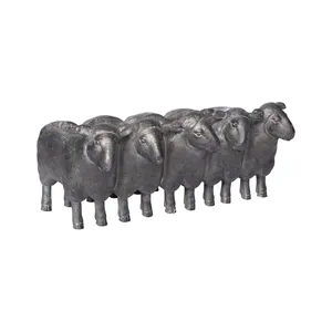 Maceta Metálica Decorativa con Forma de Juego de Ovejas, Maceta Rústica para Suculentas, Soporte para Plantas de Mesa para Decoración del Hogar, Oficina y Jardín - Product Image 3