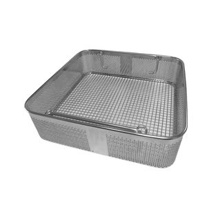 Premium Manual Stainless Steel Wire Mesh Sterilization Tray for Surgical and Dental Instruments - Product Image 3