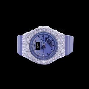 Reloj Cuadrado de Cuarzo con Bisel de Moissanita VVS, Estilo HipHop, Unisex, de Lujo, Hecho a Mano, de Alta Calidad, al Mejor Precio al por Mayor - Product Image 4