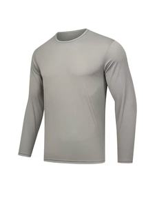 100% <b>Polyester</b> Men's Custom Logo Hip Hop Long Sleeve O-Neck <b>T</b>-<b>Shirt</b> Sublimation Printed Anti-UV Breathable Quick Dry Regular Fit - Product Image 2