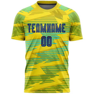 บริการ OEM ชุดฝึกซ้อมคุณภาพสูง เสื้อกีฬาแบบสั้นพิมพ์ลายซับลิเมชั่น ดีไซน์ใหม่ ราคาถูก ขายดี ระบายอากาศได้ดี สีสันปรับแต่งได้ - Product Image 1