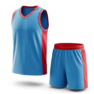Uniforme de basketball unisexe en gros, impression par sublimation personnalisée, respirant, grande taille, sans manches, 100% polyester - Product Image 2