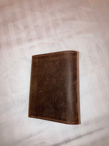 Compact Genuine Leather Tri Fold <b>Wallet</b> <b>Men</b> Custom Logo Real Cowhide <b>Card</b> Holder Vintage Handcrafted Bag LTW-0185 - Product Image 6