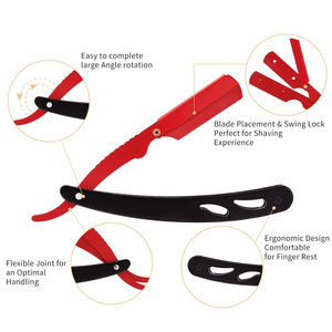 Navaja de afeitar profesional con diseño ergonómico y construcción duradera. Diseñada para un afeitado de precisión. - Product Image 4