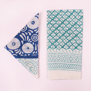 Écharpe de cou bohème, bandana, mouchoir à motif géométrique, style ethnique, accessoires doux pour la peau, adaptés aux quatre saisons - Product Image 3