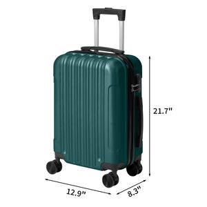 Set di Valigie Tre in Uno con Guscio Texturizzato Opaco, Senza Lucchetto TSA, Ruote Staccabili da 28 Pollici, Valigia Trolley in ABS da 20 e 24 Pollici - Product Image 2