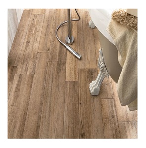 Carreaux de porcelaine en bois mat 200x1200mm pour sol et mur, antidérapants, surface en brique réfractaire chinoise avec finition grain de bois naturel - Product Image 5