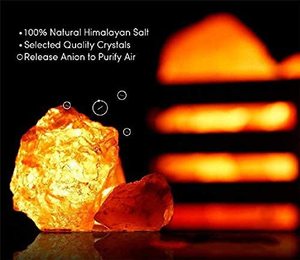 Lampe de sel rose de l'Himalaya, sel rose comestible raffiné en roche solide pour chambre à coucher, bureau, emballage en sac, bouteille, sachet - Product Image 4
