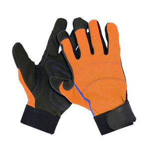 Synthetic Leather Mechanical Gloves Heavy Duty Soft and Comfortable Cut Resistant Household Gardening Gloves Hand Protection - Product Image 3