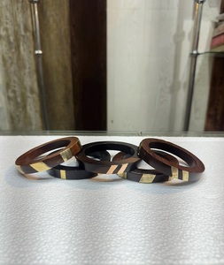 F S INTERNATIONAL Brazalete de Madera Personalizado, Diseño Clásico, Joyería Unisex de Moda, Hecho a Mano, Decoración para el Hogar, Acción de Gracias - Product Image 4