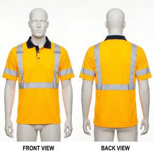Polo à séchage rapide, logo personnalisé, vêtements de travail pour hommes, t-shirt de travail à manches longues, t-shirt de sécurité réfléchissant - Product Image 6