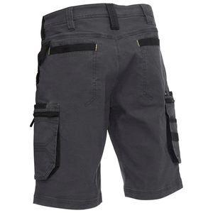 Men's <b>Black</b> Cargo <b>Work</b> Shorts Polyester Breathable Utility <b>Pants</b> with Multiple Pockets for Workwear - Product Image 4