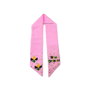 Couronnes et écharpes décoratives en coton perlé faites à la main, inspirées du Mardi Gras, pour la décoration intérieure, festives, de carnaval, scintillantes - Product Image 5