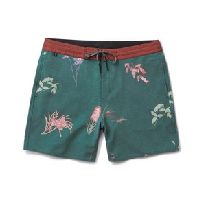 Short de bain pour homme d'inspiration vintage, séchage rapide, à motifs, pour la plage, vêtements décontractés d'été avec fente latérale et poche arrière - Product Image 1