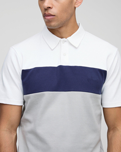 Nouveau style T-shirt homme 100% coton coupe ample blocs de couleur impression numérique logo personnalisé respirant haute qualité séchage rapide tendance - Product Image 3