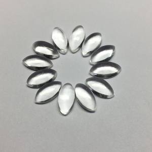 Cabochon en cristal naturel poli à dos plat, forme marquise, pierre précieuse en vrac pour la fabrication de bijoux, vente en gros, approvisionnement en vrac - Product Image 6