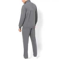 Ensembles de survêtements streetwear respirants personnalisés OEM de haute qualité pour hommes, avec logo imprimé, sweats à capuche sportifs 100 % coton