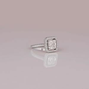 Anillos de diamantes cultivados en laboratorio Natural de diseño único, anillo de boda de eternidad de oro rosa, anillo de compromiso de joyería fina de moda - Product Image 1