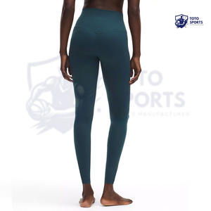 เลกกิ้งผ้าฝ้ายผสมสแปนเด็กซ์สำหรับผู้หญิง น้ำหนักเบา ทรงเข้ารูป คุณภาพสูง ขายส่งจากโรงงาน ผลิตภัณฑ์ใหม่ ระบายอากาศได้ดี รับสกรีนโลโก้ - Product Image 3