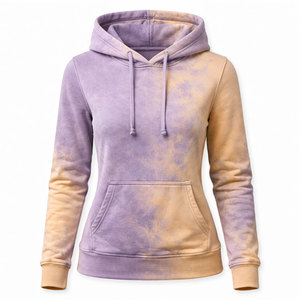 Sudaderas con efecto lavado ácido para mujer, gran venta, logotipo personalizado, venta directa de fábrica, sudaderas transpirables con efecto lavado ácido para mujer, para venta en línea - Product Image 1