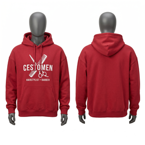 Sweat à capuche pour homme, 320 GSM, polaire polyester premium, bordeaux, impression personnalisée, logo par transfert thermique, sweat à capuche pull-over - Product Image 5