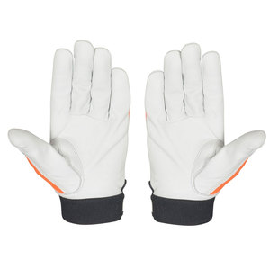 Gants de travail en cuir personnalisés avec logo, haute résistance, renforcés, pour hommes, à bas prix - Product Image 2