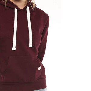 Hoodie femme personnalisé, best-seller, haute qualité, couleur unie, prix abordable - Product Image 2