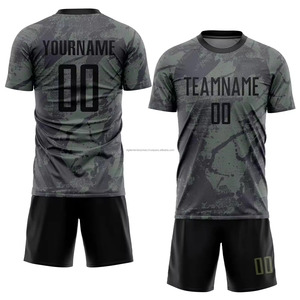 Personalizable 100% Poly Hombres Fútbol Jersey Jóvenes Niños Equipo Uniformes Nombre Logo OEM Servicio Sólido Corte Automatizado para Hombres Mujeres - Product Image 4